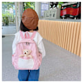 Miniatyrbild 3 av 3: Student skolväska dagis barn ryggsäck pojke och flicka baby förskola söt liten skolväska 2-5 år gammal - svart