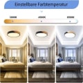 Miniatyrbilde 4 av 5: LED-taklampe i tre, LED-taklampe, LED-lamper taklamper for