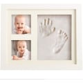 Miniatyrbild 2 av 6: Baby Handprint Footprint Clay Footprint Set för nyfödda och