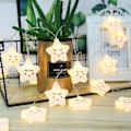 Miniatyrbilde 8 av 8: 10 LED-stjernelys til barnerom, batteridrevet