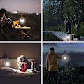 Miniatyrbilde 4 av 5: Solcelledrevet LED-lys Vanntett Håndsveiv Nødlys