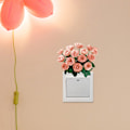 Miniatyrbilde 2 av 5: 2 stk romantiske blomster soverom bryter klistremerker selvklebende