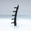 Miniatyrbilde 1 av 5: Briller Holder Solbriller Display Stativ Kreative Solbriller Display Rack Transparent Holder Rack Briller Oppbevaring Display Stativ Kan Holde 5 Par Briller (Svart)