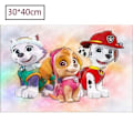 Pikkukuva 1 / 8: DIY Paw Dog Patrol 5D timanttimaalaussetti, täysi pora kristallitimantti