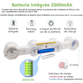 Miniatyrbillede 5 af 8: Stykke makeup lys, spejl lys, makeup lys, lysstyrke justerbar, USB/batt
