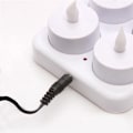 Miniatyrbillede 7 af 7: EXTSUD 12 LED Flammeløse Stearinlys, Genopladelige Stearinlys, Batteridrevne