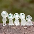 Miniatyrbild 2 av 6: 6 st/set Resin Princess Mononoke Luminous Tree Elves Spirit