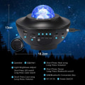 Miniatyrbillede 5 af 8: LED Starlight Projektor, Rotierende Wasserwellen-Projektionslampe,
