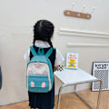 Miniatyrbild 3 av 3: Student skolväska ny barnväska casual söt pojkar och flickor ryggsäck dagis barn skolväska flödesväska-gul