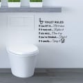 Pikkukuva 6 / 6: DIY irrotettavat hauskat kuvat, mies ja nainen, pesuhuone, wc, kylpy