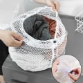 Miniatyrbilde 4 av 5: 2 stk mesh vaskemaskin, mesh stor mesh klesvaskpose med