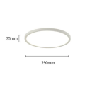 Miniatyrbilde 2 av 6: RGB LED-taklampe, 24 W taklampe dimbar med fjernkontroll, 3000 K