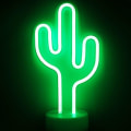 Miniatyrbillede 4 af 7: Kaktuslys neonlys-neonlys kaktus neonlys dekoration,