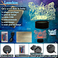 Miniatyrbild 5 av 8: Nattlampa 3D LED Illusion Desk 16 Färgvariationer Actionfigur Lampa