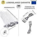 Miniatyrbillede 2 af 8: Cubic Zirconia Store® - Mèche Bougie -   Garanti Cast Iron