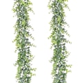 Miniatyrbilde 1 av 5: Kunstig eukalyptuskrans Kunstig eukalyptus grønn krans