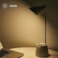 Miniatyrbillede 3 af 6: Skrivebordslampe, LED-bordlampe 3 lystilstande og berøringssensor, skrivebord