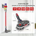 Miniatyrbild 2 av 6: Elektrisk mopptillbehör för Dyson V15 V11 V10 V8 V7 med 6 tvättbara moppar
