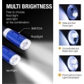 Miniatyrbilde 4 av 7: Oppladbar boklampe 4 LED nakkelampe, leselys for lesing i