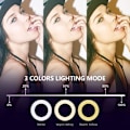 Miniatyrbillede 5 af 7: Ring Light Selfie Ring Light med stativ Justerbar skønhedsbord Ring Light til