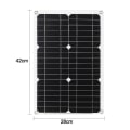Miniatyrbillede 5 af 8: Solcellelader solpanel kit med solcelleladeregulator, med