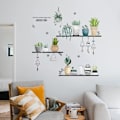 Miniatyrbild 2 av 6: Väggdekaler, Väggstickers, Lövmural för Sovrum, Väggstickers med Grönt