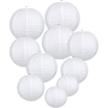 Miniatyrbild 1 av 6: Lihao Papperslykta Lampskärm Bröllopsdekoration Papperslykta Vit (10