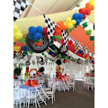 Miniatyrbild 3 av 6: Rutiga flaggfestartiklar Banner Racing Rutiga flaggbanner 48 stycken