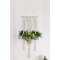 Miniatyrbild 3 av 8: QueHouse Macrame Garn Blomkruka Dekoration - Väggdekoration Boho Blomma
