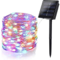 Miniatyrbilde 1 av 8: Solar julelys utendørs, BrizLabs 24M 240 LED farge