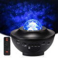 Miniatyrbillede 1 af 8: LED Starlight Projektor, Rotierende Wasserwellen-Projektionslampe,