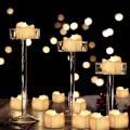 Miniatyrbilde 5 av 6: LED-lys med flimrende flamme, 12-pakning med batteridrevne LED-lys til hjemmet