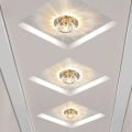 Pikkukuva 6 / 8: LED-kattovalaisin, kristallikupulamppu, valaistustyyli 2