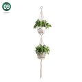 Miniatyrbillede 1 af 5: Håndlavet Blomsterpotte Flettet Netpose style 9 152cm