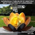 Miniatyrbilde 2 av 7: Hagesollampe Dekorasjon Sol Lotus LED Sol Lotus Lampe Lotus Sol