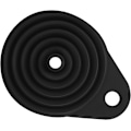 Pikkukuva 5 / 5: Taitettava silikoninen suppilo (noin 8*7,5*1,5 cm) musta