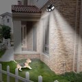 Miniatyrbillede 4 af 8: Solcelledrevne lamper til udendørs brug med bevægelsessensor, 74 LED udendørs spotlights, super lyse