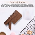 Miniatyrbillede 4 af 8: Træ sammenklappelig boglampe, R-formet LED boglys, USB genopladelig
