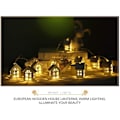 Miniatyrbillede 4 af 5: Julelys, 2m 10-LED Træhus Fe-lys Stueindretning Varm Hvid,