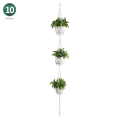 Miniatyrbillede 1 af 5: Håndlavet Blomsterpotte Flettet Netpose style 10 180cm
