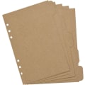 Miniatyrbild 3 av 5: 3-pack Kraft Etikettpapper A5 Storlek Notebook Index Insert Plan