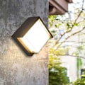 Pikkukuva 4 / 4: Moderni ulkoseinävalaisin LED, vedenpitävä, IP65, antrasiitti