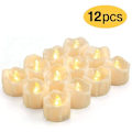 Miniatyrbild 1 av 6: LED-timer Tealights Flamlösa Ljus 12-pack
