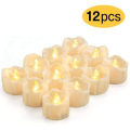 Miniatyrbillede 1 af 6: LED Timer Tealights Flammeløse Lys 12 Pak