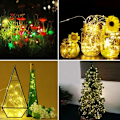 Pikkukuva 7 / 7: EisEyen 4M 40 String Lights Solar Outdoor Micro LED Fairy Lights Wire