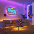Miniatyrbilde 6 av 6: LE LED-stripe, 10m (2x5m) LED-stripe, RGB-tape, 5050 SMD 300 LED-striper, LED