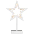 Miniatyrbillede 1 af 7: 20 LED dekorativ lysstjerne kold varm hvid julestjerne lysstjerne dekorativ stjerne