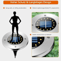 Miniatyrbillede 6 af 6: Solcelle Havepakke med 6 16 LED Sollamper Udendørs LED Havebelysning