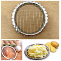 Miniatyrbilde 1 av 3: 1 Egg Chopper Egg Device Mesh Chopper Metal Wire