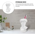 Miniatyrbilde 5 av 7: Skulpturhode Planter Gresk David Statue Sukkulent Planter Vase Pen